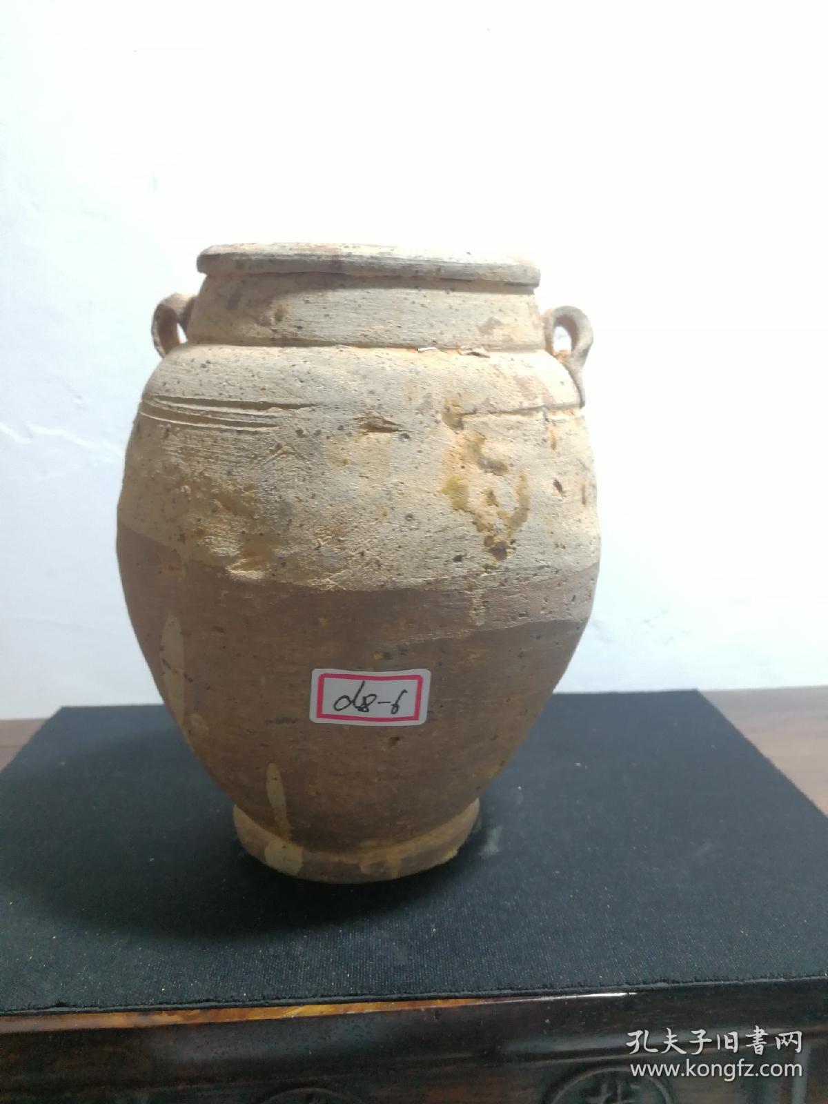 包老 宋代陶瓷罐子 窑粘 无磕冲 插花利器花瓶花插