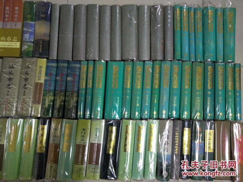 广东县市志一套 详细请看描述 可提供公对公发票