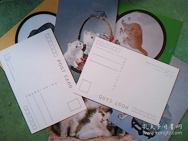 明信片 猫(苏绣)
