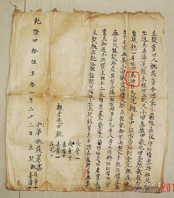 油茶 茶油 茶子油 植物油文化史料 契约 茶叶史