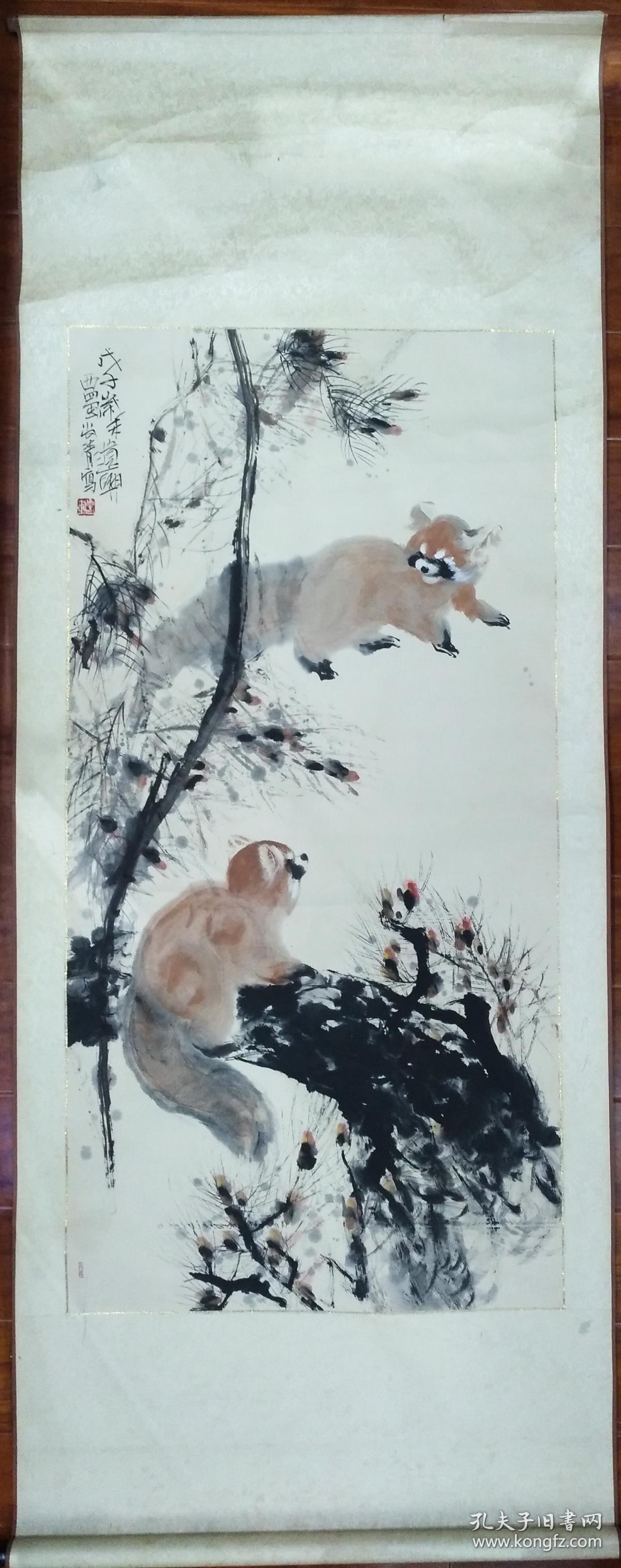 四川青年画家 伍尚清 精品 小浣熊