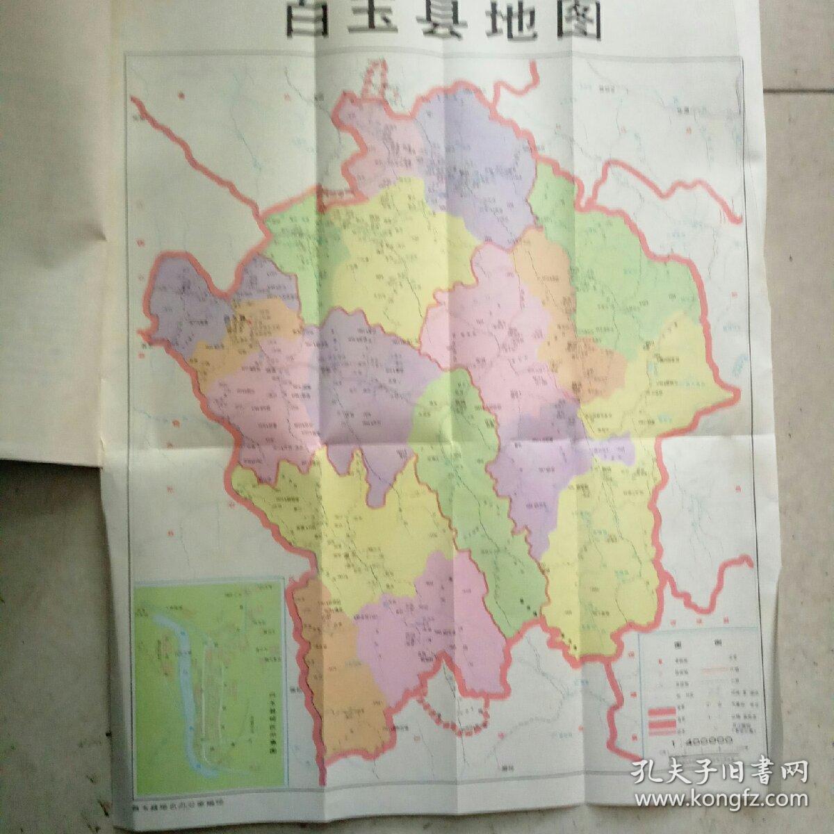 四川省甘孜藏族自治州白玉县地名录(带地图)