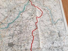 民国日本出版《朝日新闻精选 大阪府近郊地图