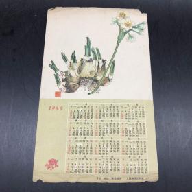 1960年水仙花年历片