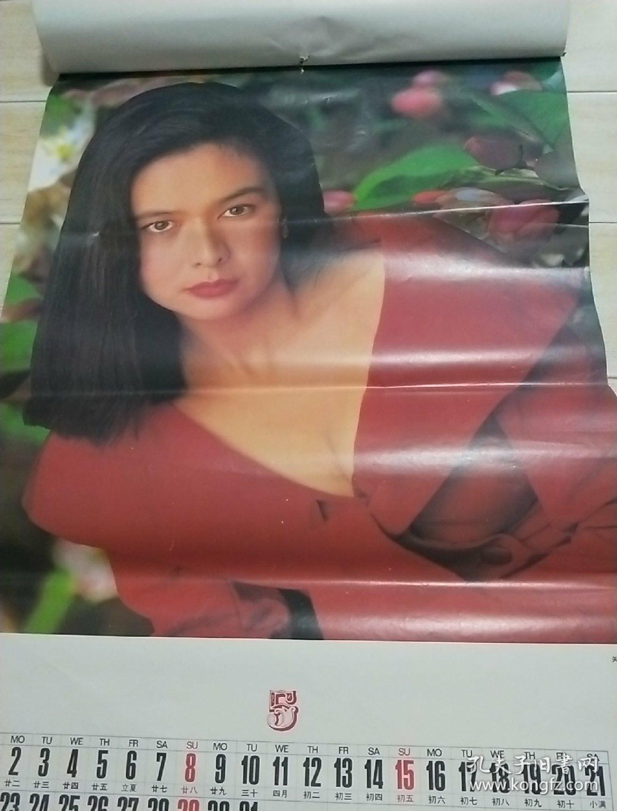 1994年173cm明星,1995年170cm明星 1994年港台明星挂历加封面13张 保老保真 挂历 1994年