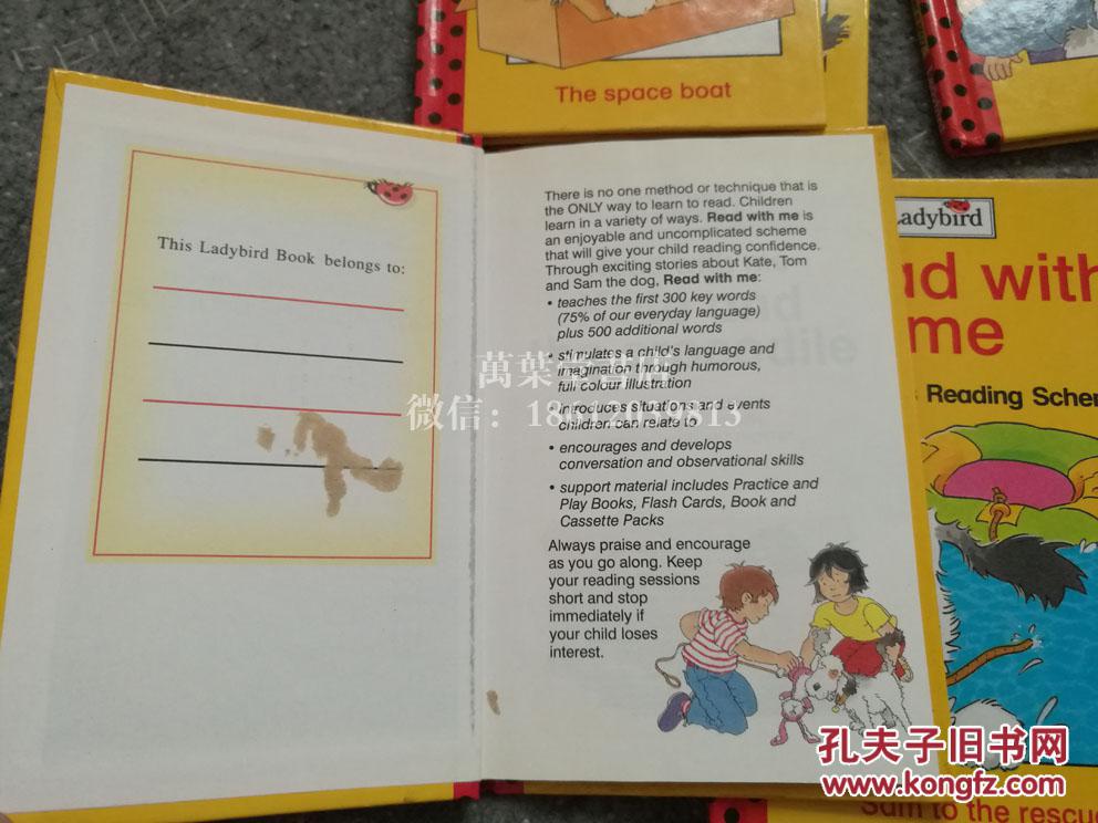 【图】万叶堂 英文原版童书 read with me 1-5