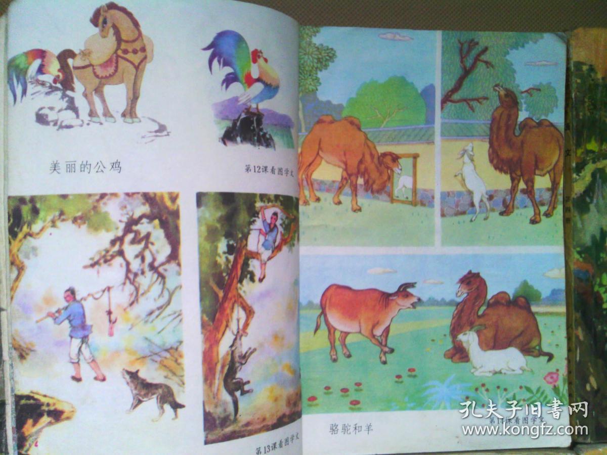 80年代小学五年制语文课本110十本全套8090年代五年制小学语文课本一