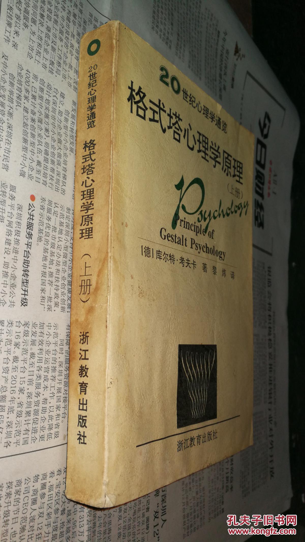 格式塔心理学原理(上册)