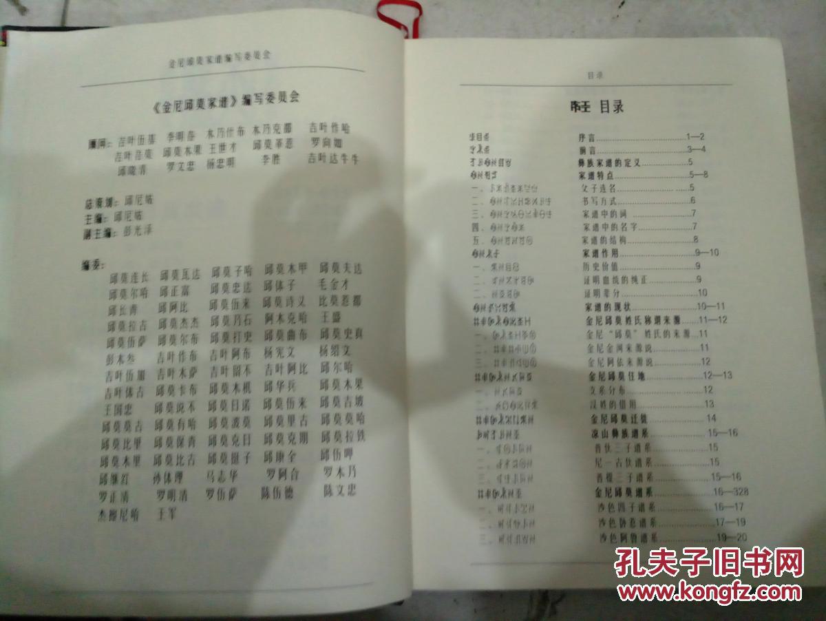 金尼邱莫家谱 [凉山州.云南宁蒗.乐山峨边.马边县.甘孜九龙县.