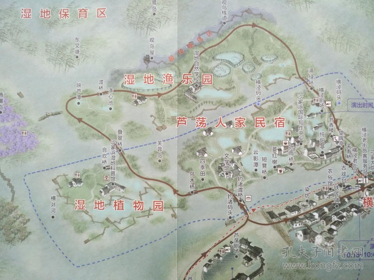 苏州市沙家浜导游图 苏州市地图 沙家浜导游图 沙家浜