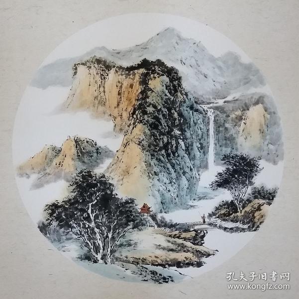 f-7山西国画名家樊建国先生精品国画作品1件(保真)