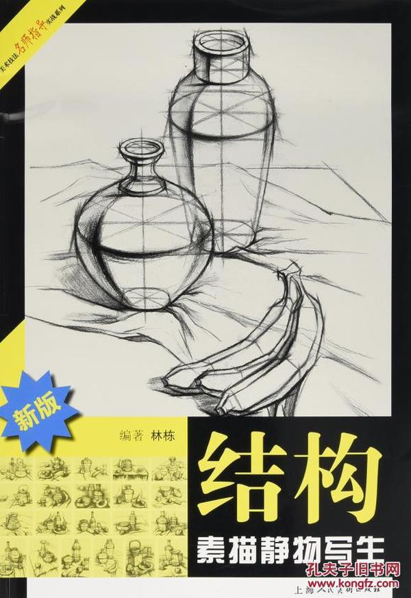 正版结构素描静物写生(新版)---美术技法名师指导实战