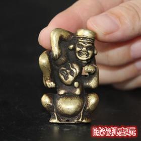 古玩杂项收藏复古铜器猴子摆件手把件