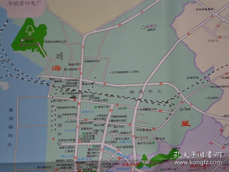 鲅鱼圈旅游交通图 2015版 2开 比例1:3.