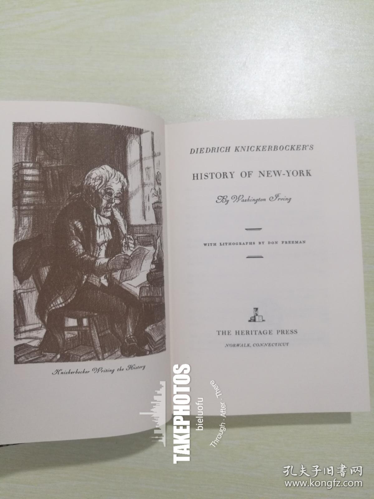 washington irving作品,herman melville作品 history of new york 《纽约外史》 washington irving 华盛顿欧文