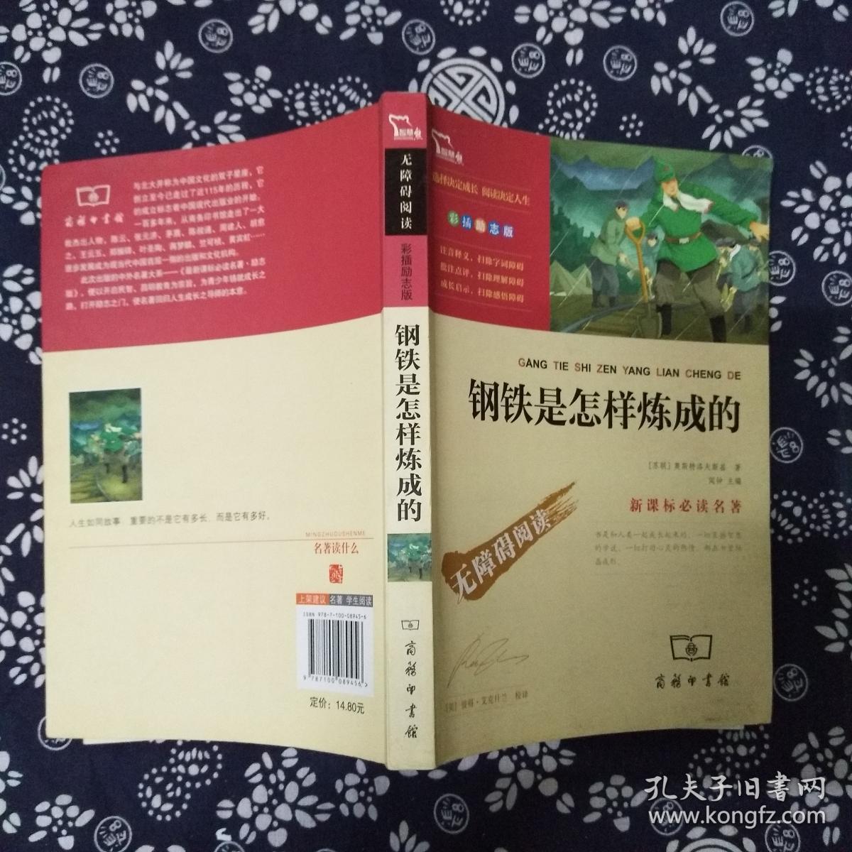 钢铁是怎样炼成的(彩插励志版 无障碍阅读)/新课标必读名著