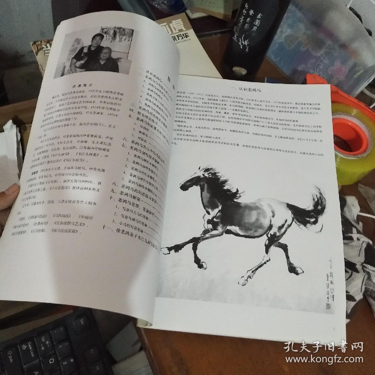 徐悲鸿画马技法