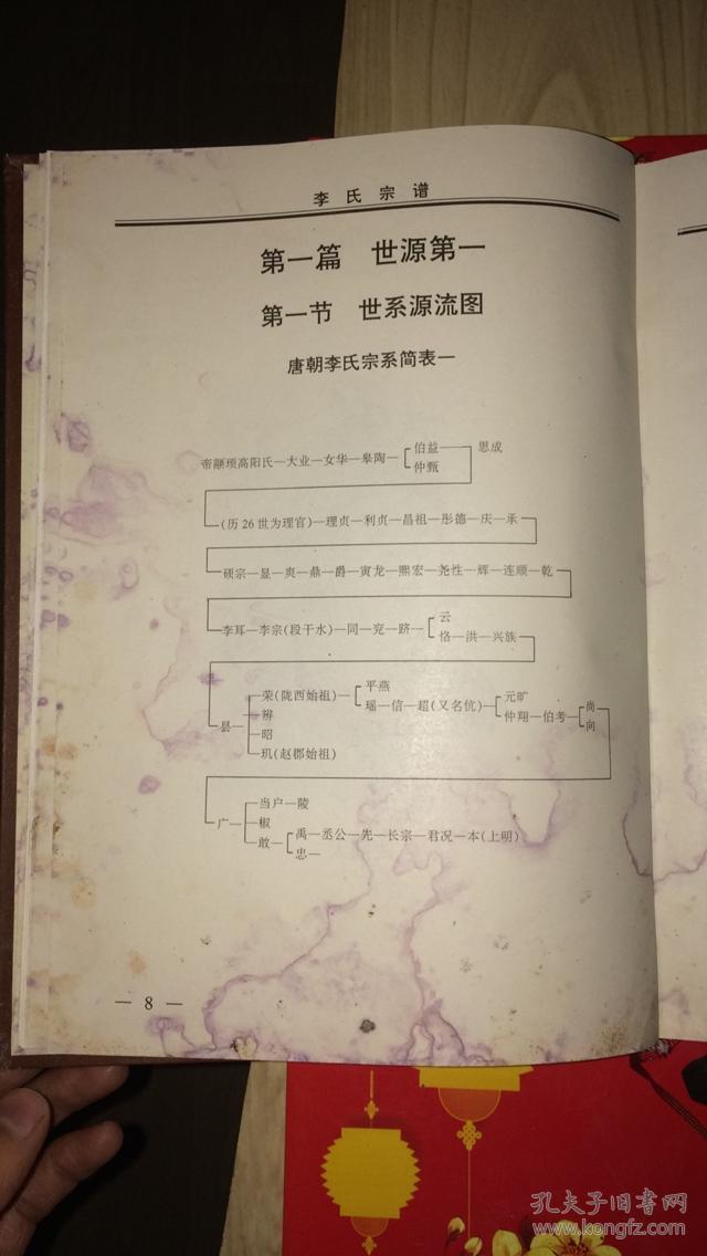 李氏宗谱(李氏族谱,李氏家谱,续江西湖茫李氏三宗谱.陇西郡.