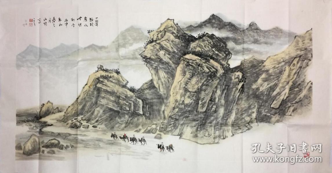 【真迹/费野精品国画】北京画院进修,师从曽来德,刘牧,马啸.