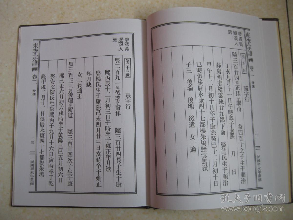 谱黄堰头人房居住在磐安县杏珠坞栗树坞深泽金钩一带字辈有时为方正后