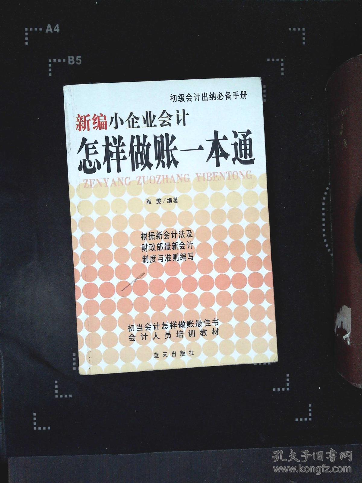 新编小企业会计怎样做账一本通