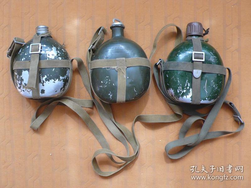 旧军用水壶 3 个合售