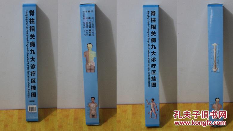 脊柱相关病九大诊疗区挂图新修版 一套6张挂图