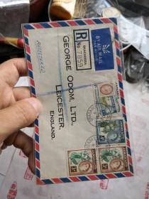1960年英女王邮票实寄封