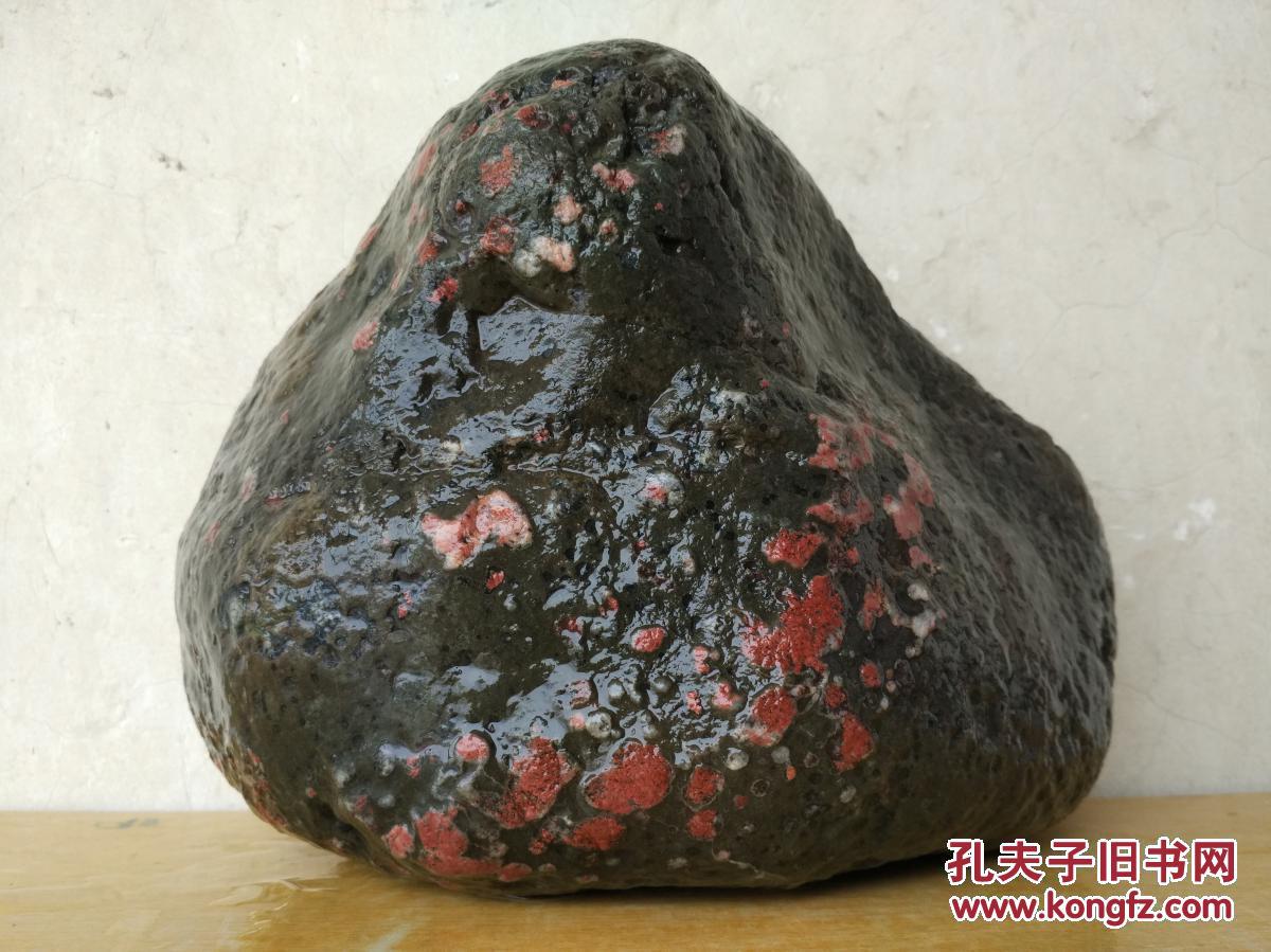 洛阳精品梅花石原石落红飘香石型花型花色完美底部较平可自然摆放