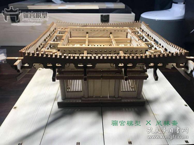 1:50 汉阙三重塔 中华古建筑实木模型 diy套材 拼装简单赠工具包