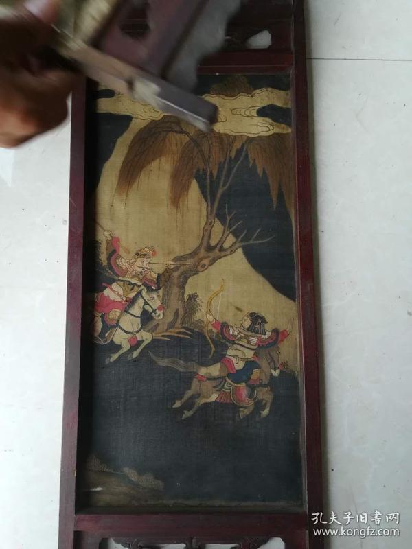 清代绢画