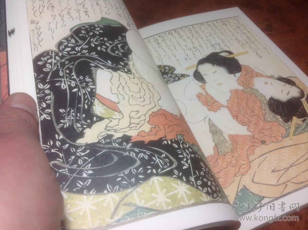 葛饰北斋春画 《喜能会之故真通》,江户名作艳本系列之第5分册,已绝版