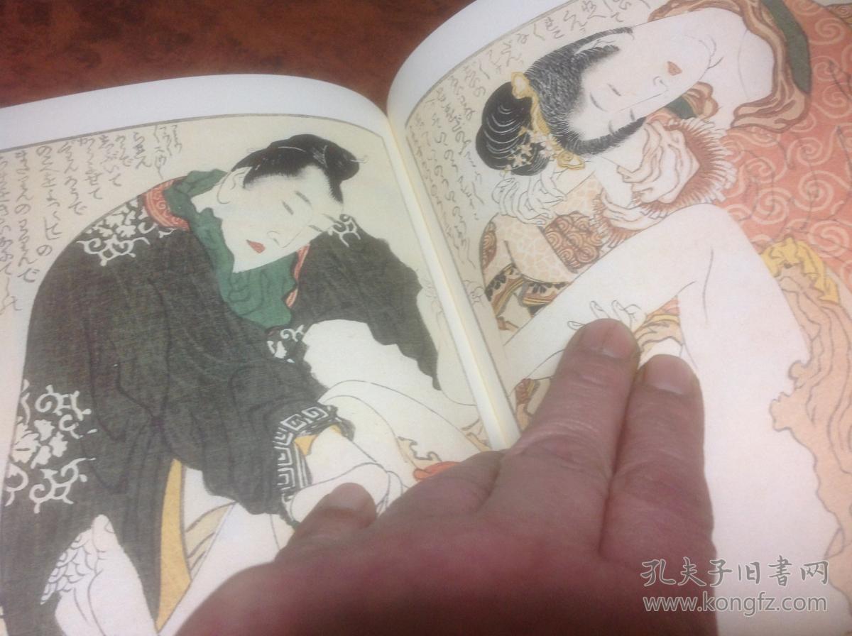 葛饰北斋春画 《喜能会之故真通》,江户名作艳