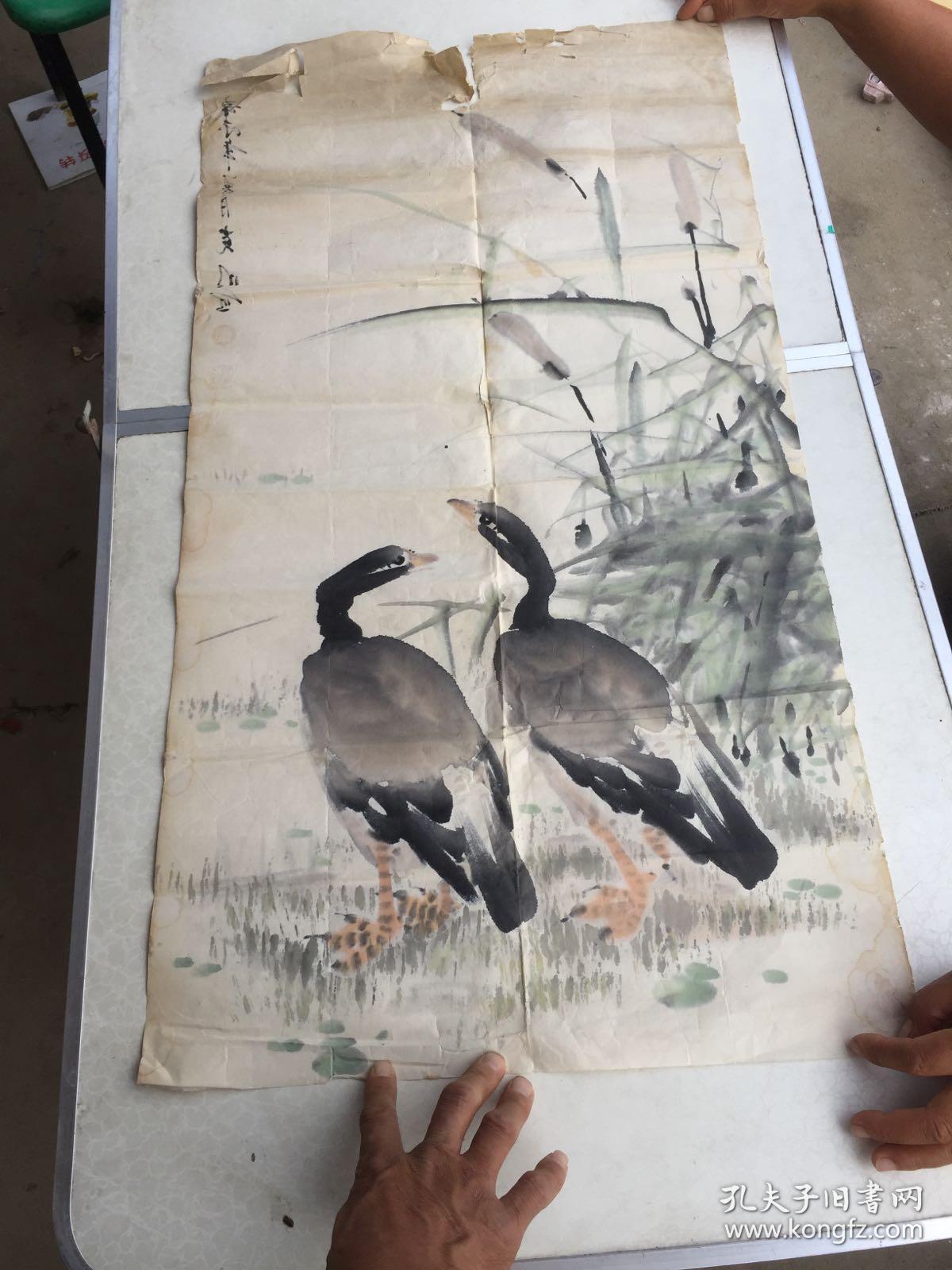 花鸟画家郑克明画一张保真请看图