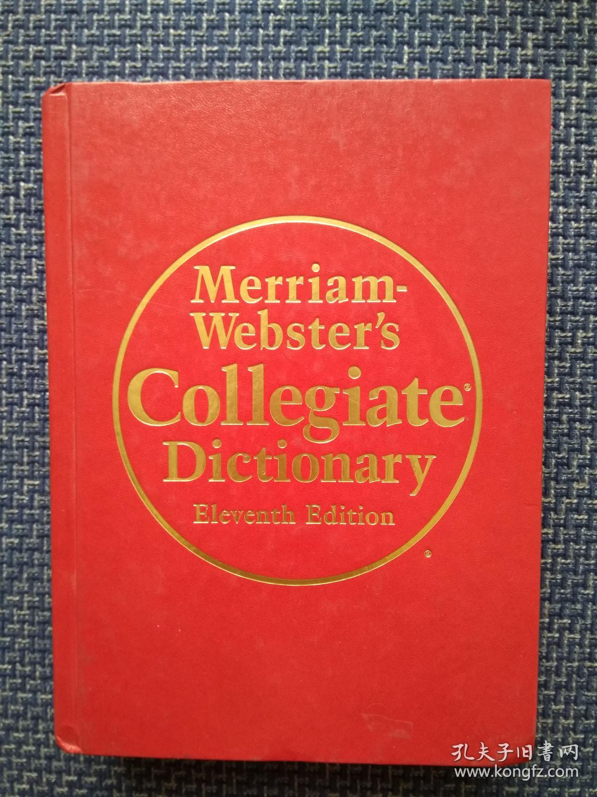 美国原版进口 韦氏大学词典第十一版带索引槽