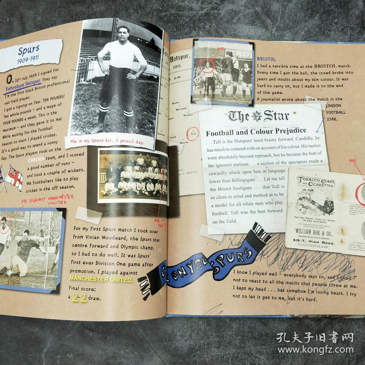 walter tull"s scrapbook