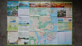 旧地图-澳门珠海旅游指南图2开85品