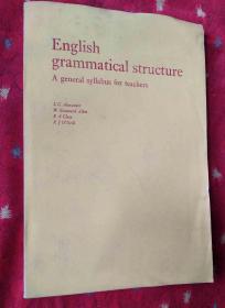 English grammatical structure英语语法结构【英文版16开】