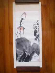 常州名家 范石甫 先生—— 1985年 花鸟画（67*31 cm）