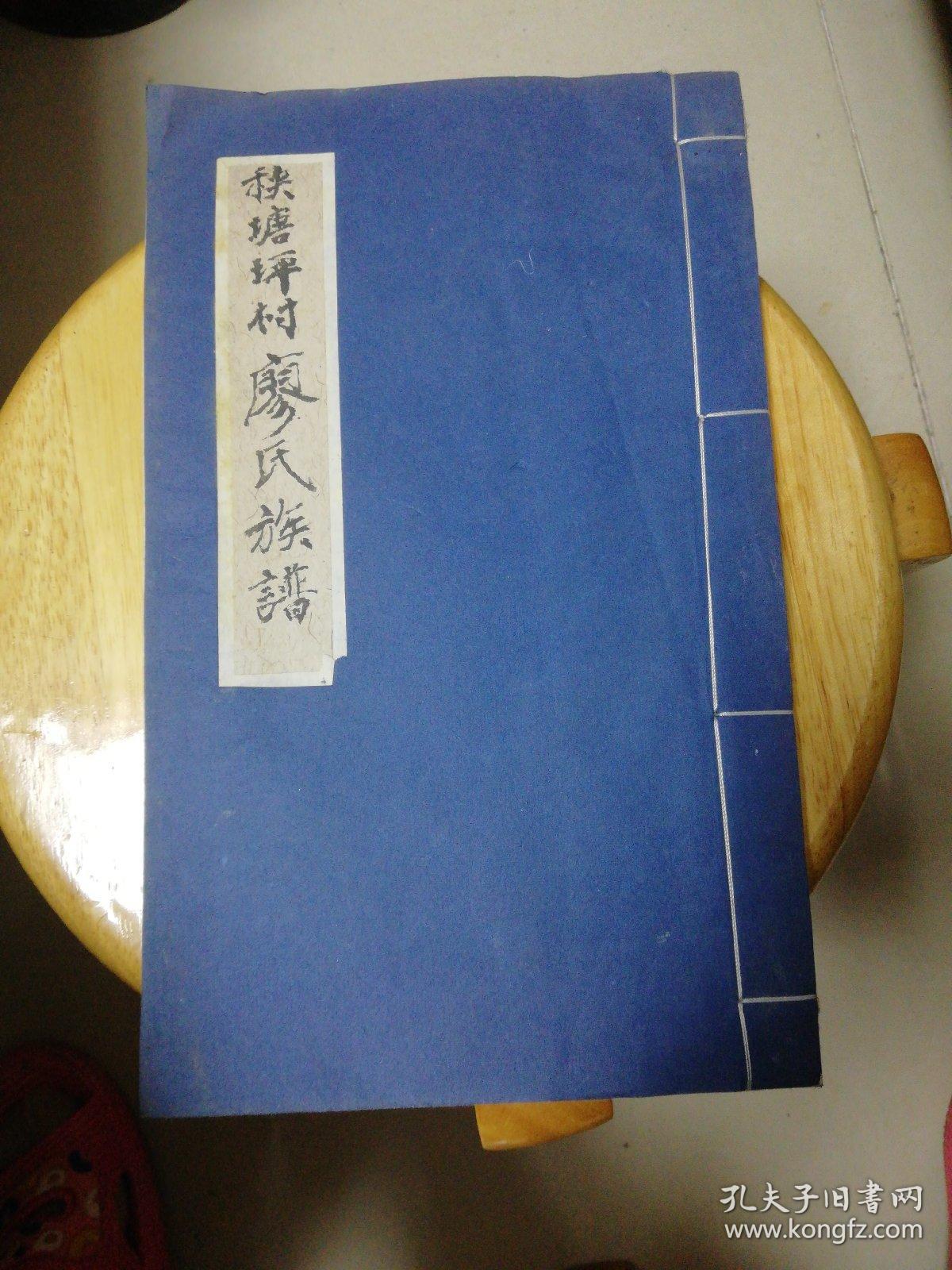 族谱手抄本秧塘坪村廖氏族谱