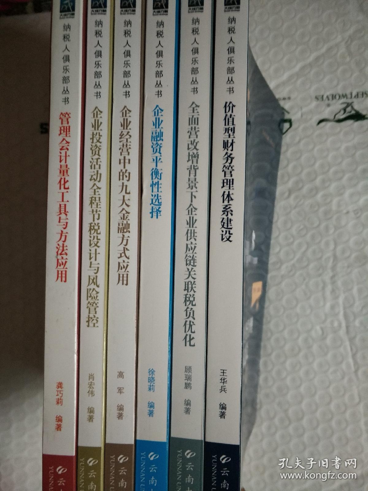 2015年纳税人俱乐部丛书 管理会计量化工具与