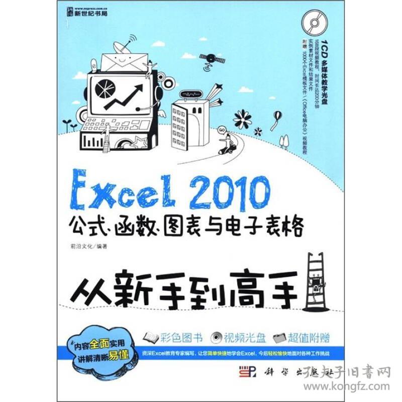 Excel 2010公式、函数、图表与电子表格从新手
