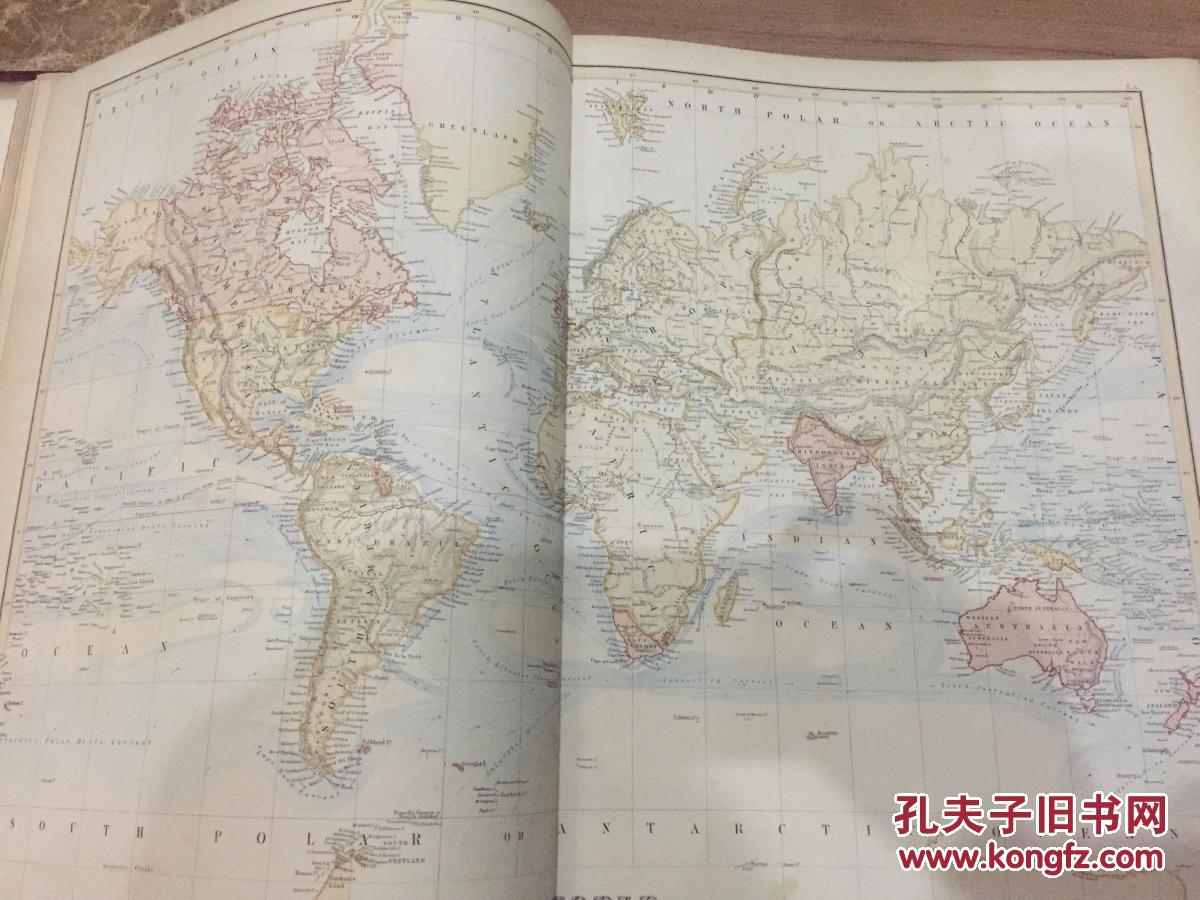 【图】1857年 超大地图集 General Atlas of the