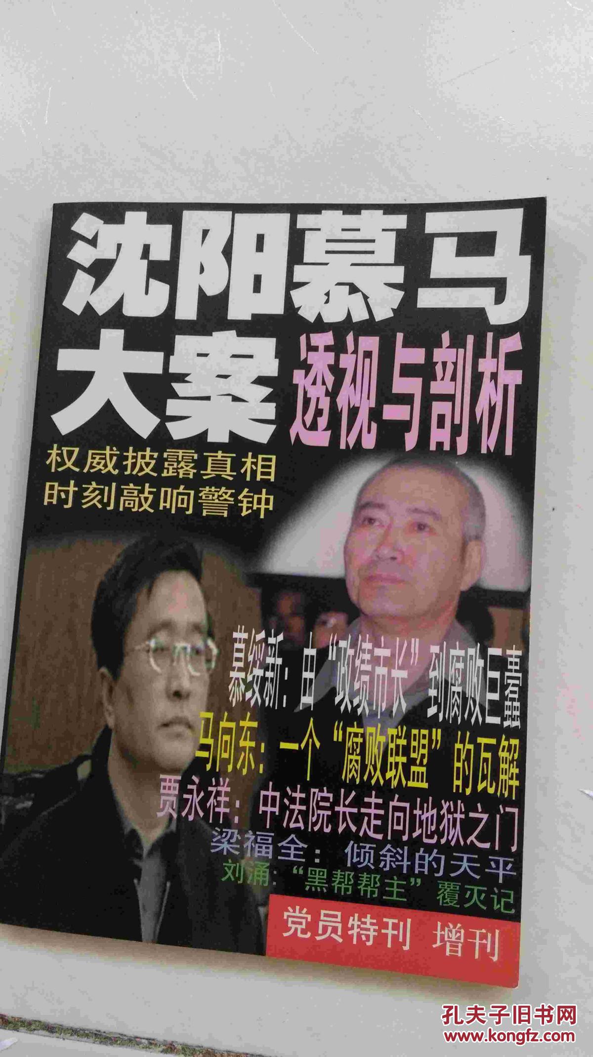 沈阳慕马大案-透视与剖析