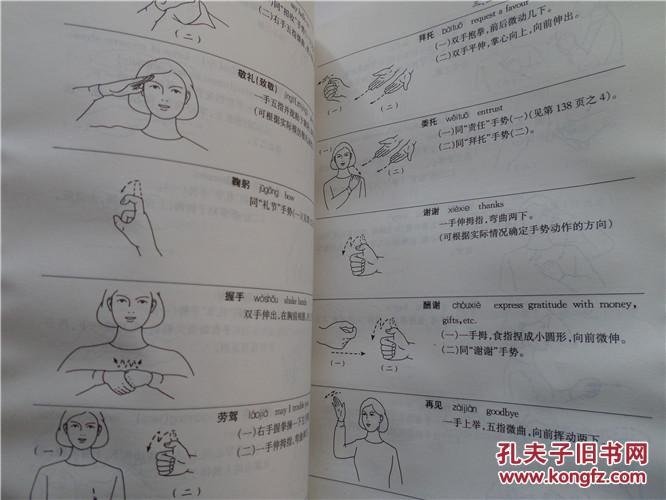 中国手语 聋哑教材