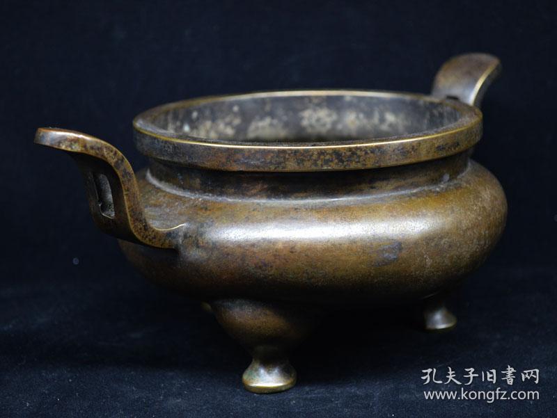 清代老铜炉铜香炉