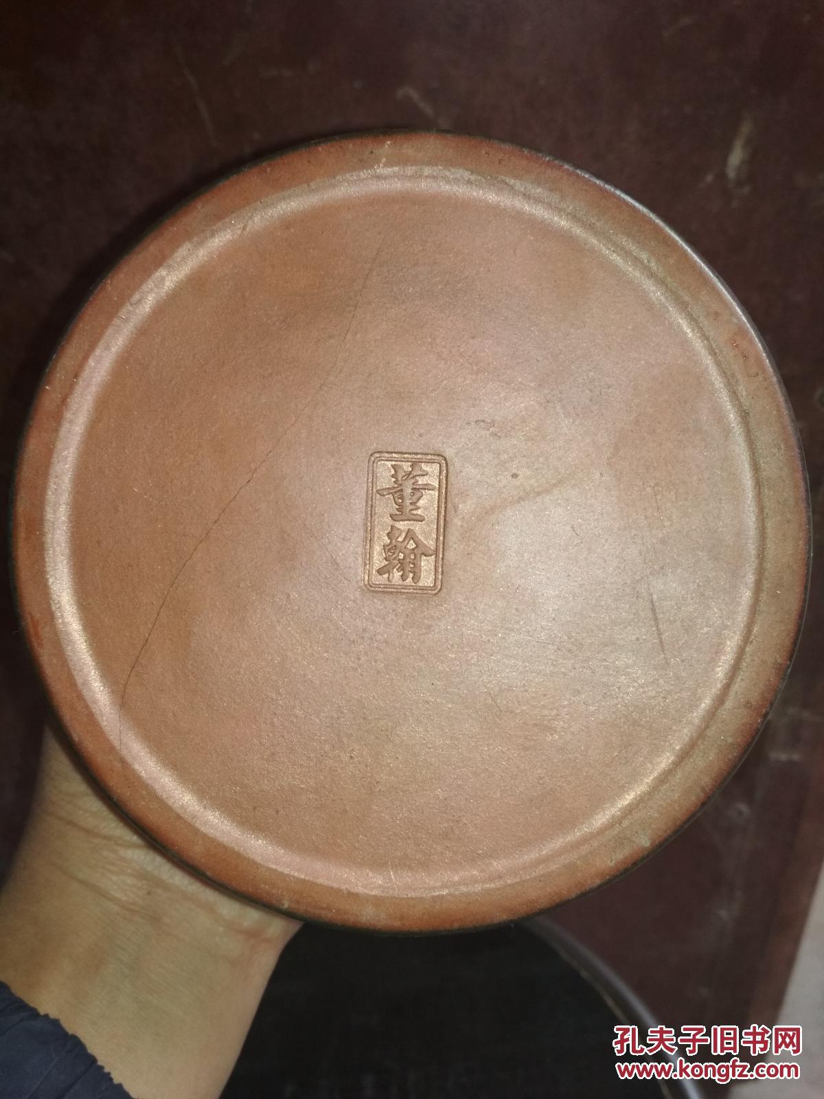 制壶大家董翰粉彩紫砂壶