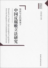 高校哲学社会科学成果文库：宪法与公约视角下中国反腐败立法研究