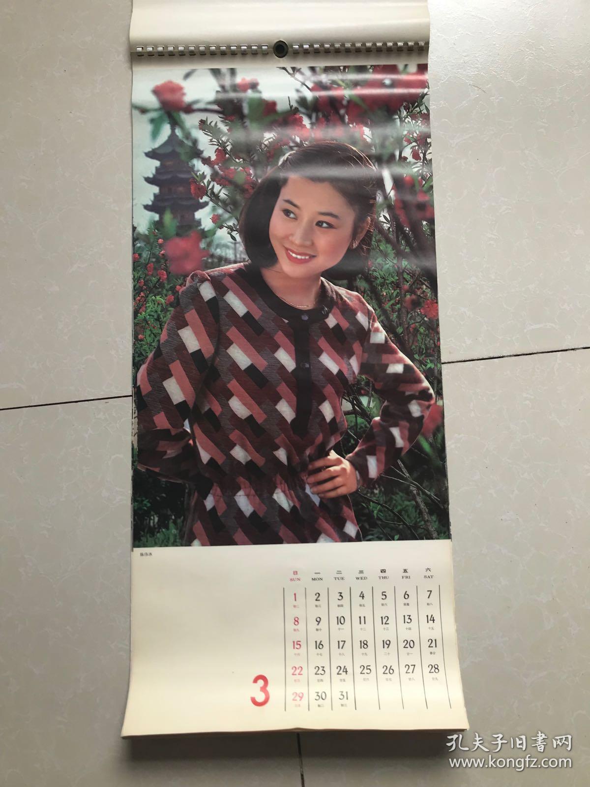 1987年 明星挂历