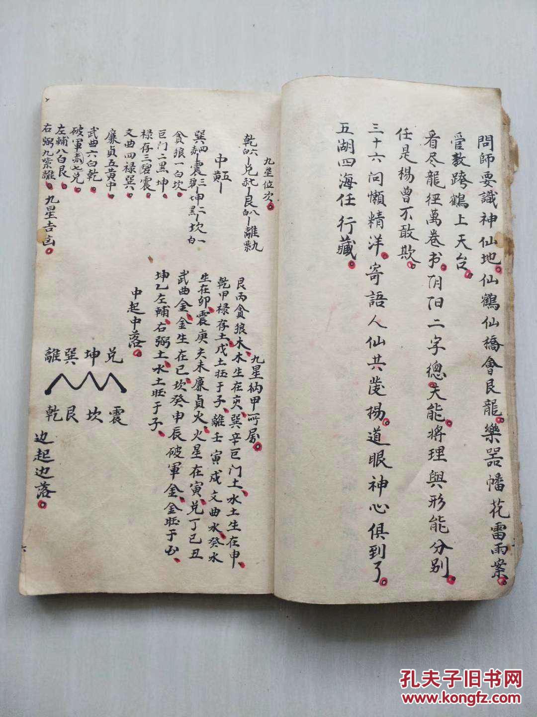 稀见风水堪舆手抄秘本《赖文俊公地理秘诀启蒙》一册全